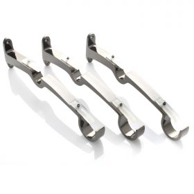 Double Bracket 25mm Ø Black Nickle