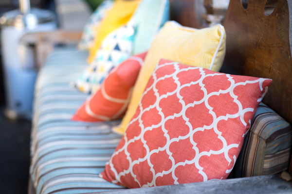 colorful cushions