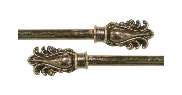 Double curtain rod