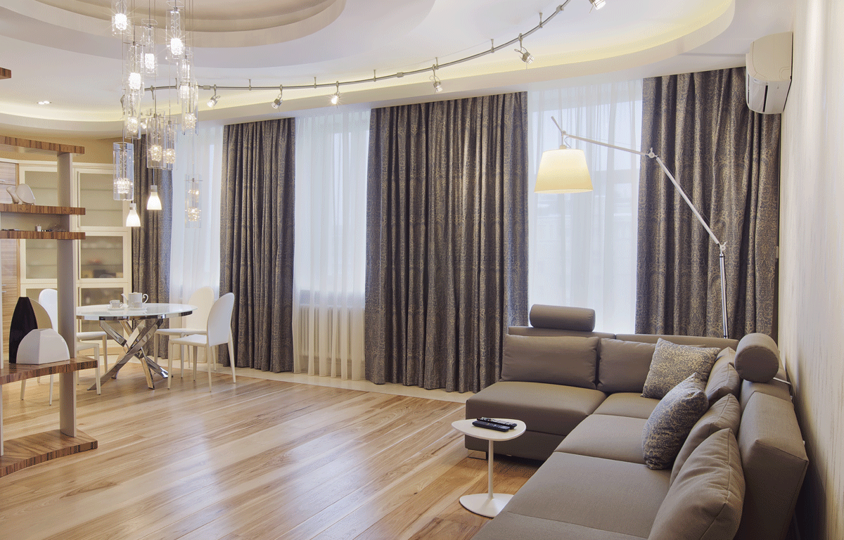 curtains of living room