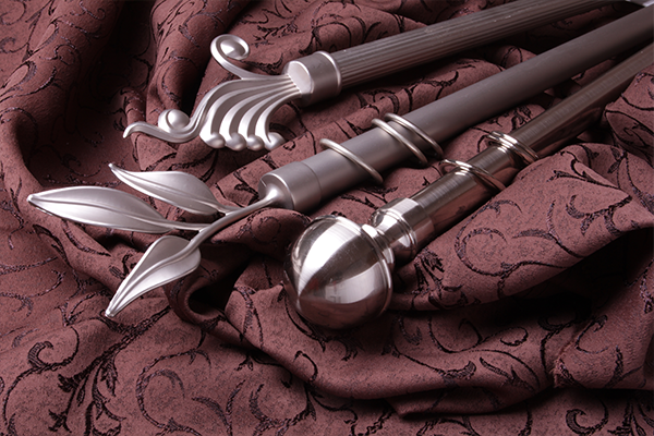 curtain rods and brackets