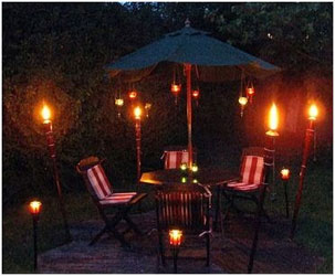 Patio decor Shop online for garden torches